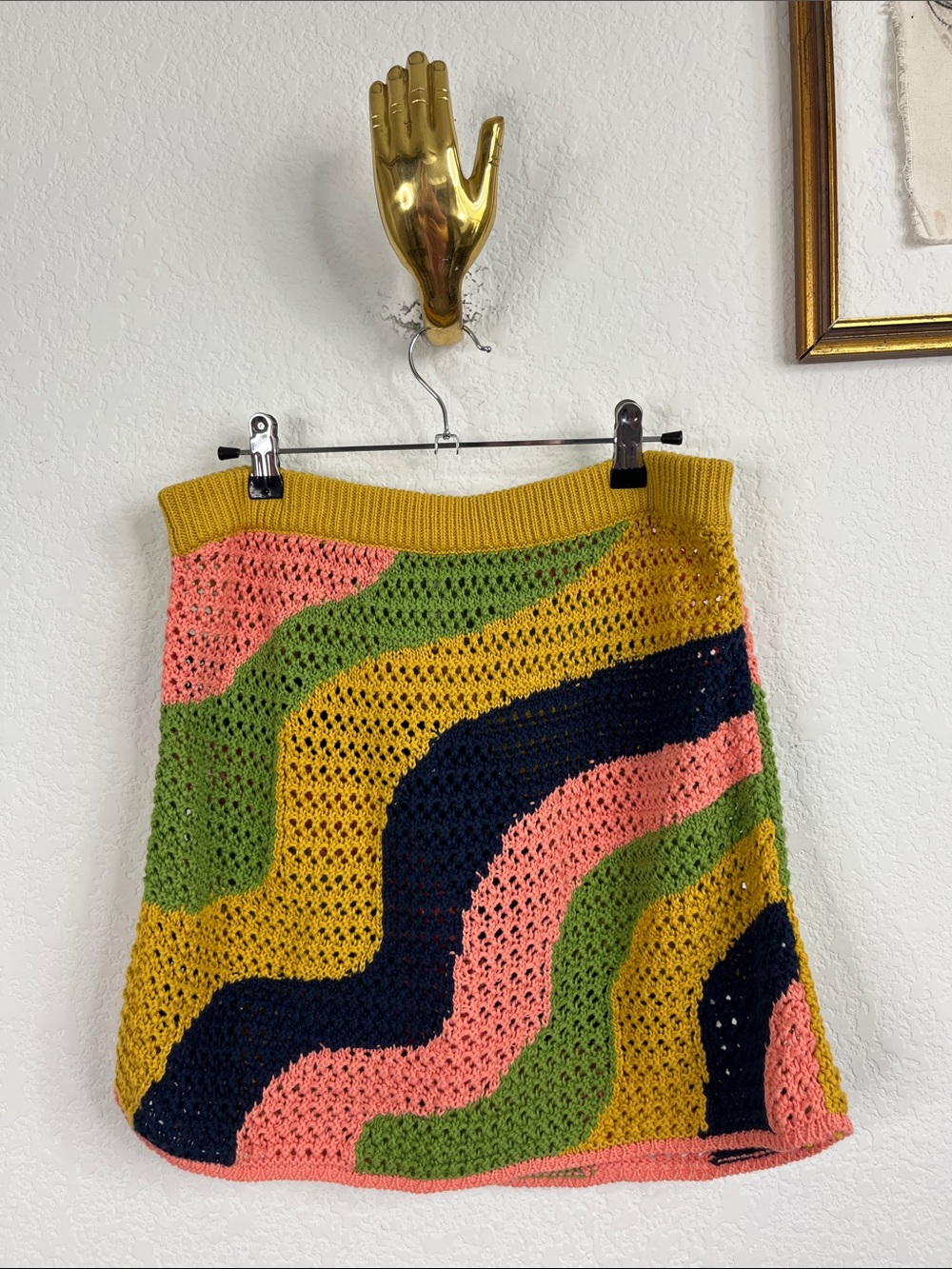 Free People Mila Crochet Swirl Mini Skirt - Picture 2 of 7
